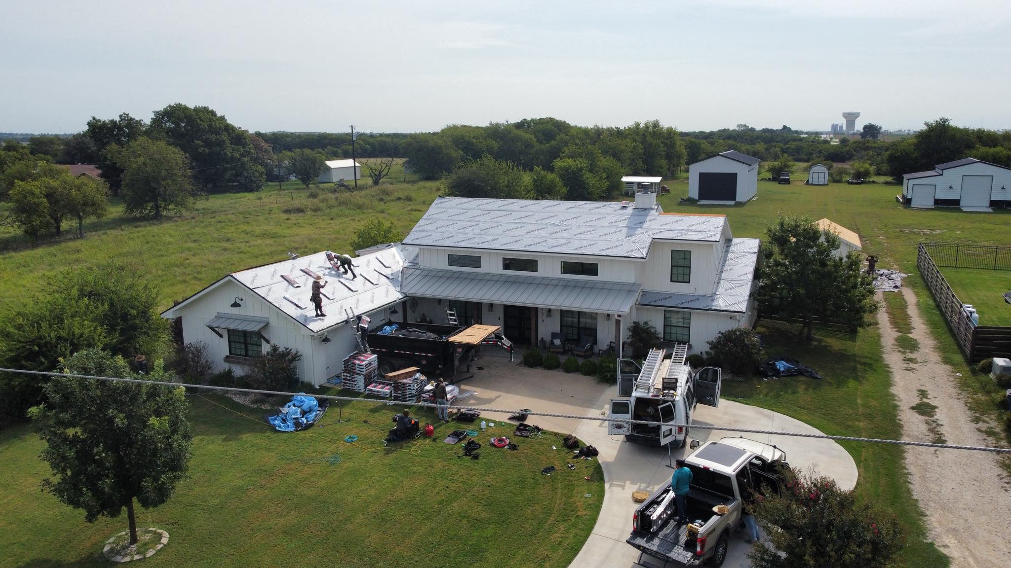 Roof replacement project