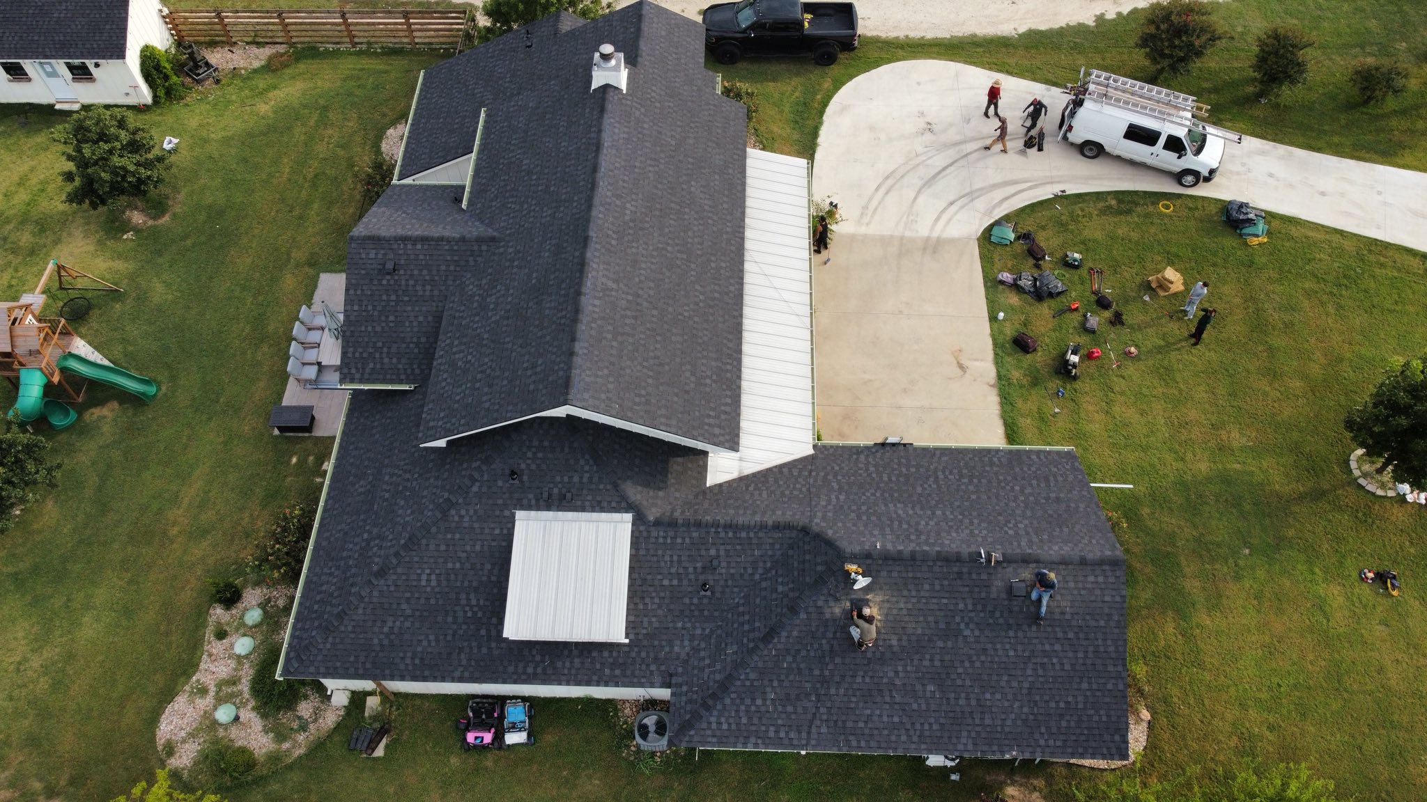 Completed roof replacement